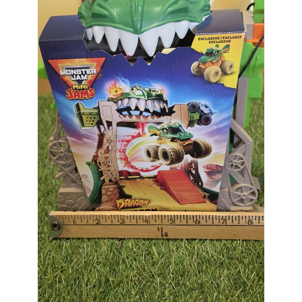 Monster Jam Dragon Dungeon of Doom Mini Jams Playset Brand New In Box - Picture 3 of 10